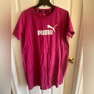 Women’s Puma Fuchsia Dress with White Logo size 2X